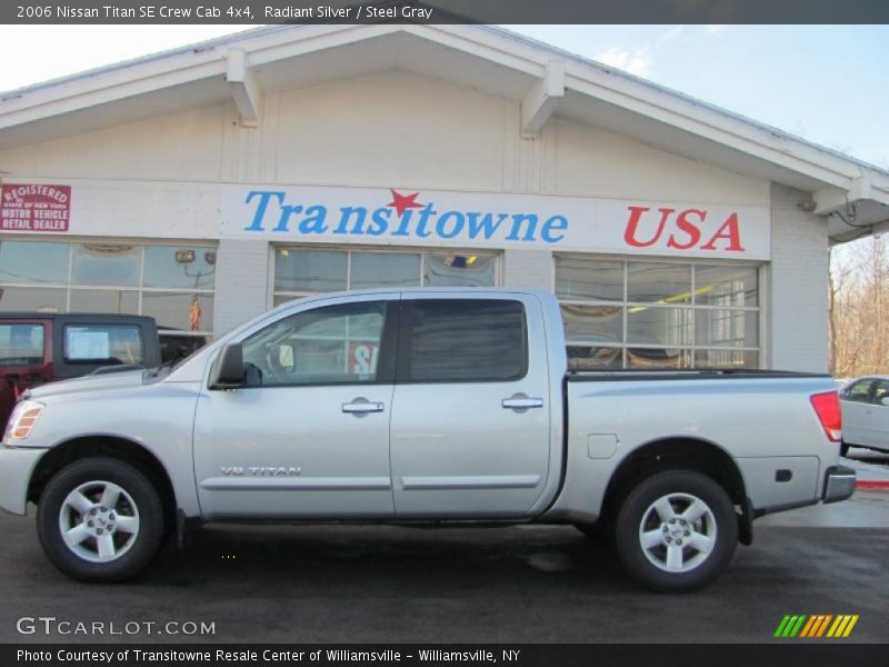 Radiant Silver / Steel Gray 2006 Nissan Titan SE Crew Cab 4x4