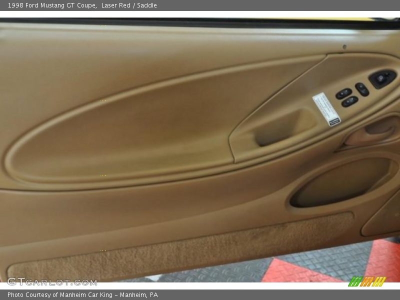 Laser Red / Saddle 1998 Ford Mustang GT Coupe