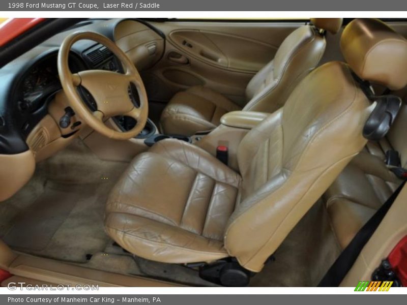  1998 Mustang GT Coupe Saddle Interior