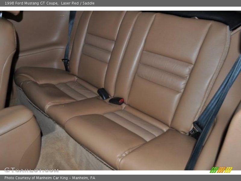Laser Red / Saddle 1998 Ford Mustang GT Coupe