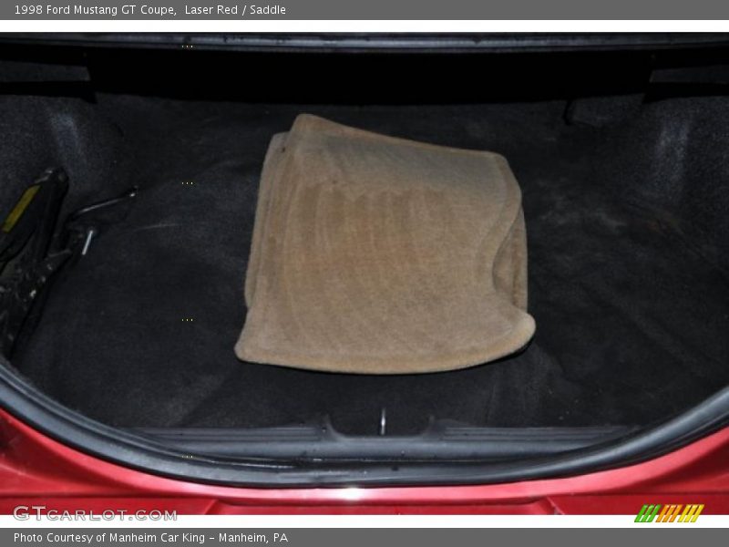 Laser Red / Saddle 1998 Ford Mustang GT Coupe