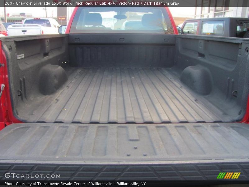 Victory Red / Dark Titanium Gray 2007 Chevrolet Silverado 1500 Work Truck Regular Cab 4x4