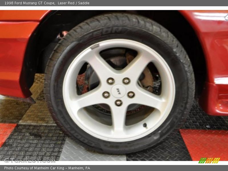Laser Red / Saddle 1998 Ford Mustang GT Coupe