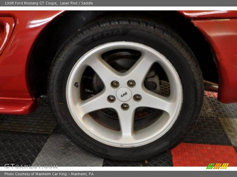 Laser Red / Saddle 1998 Ford Mustang GT Coupe