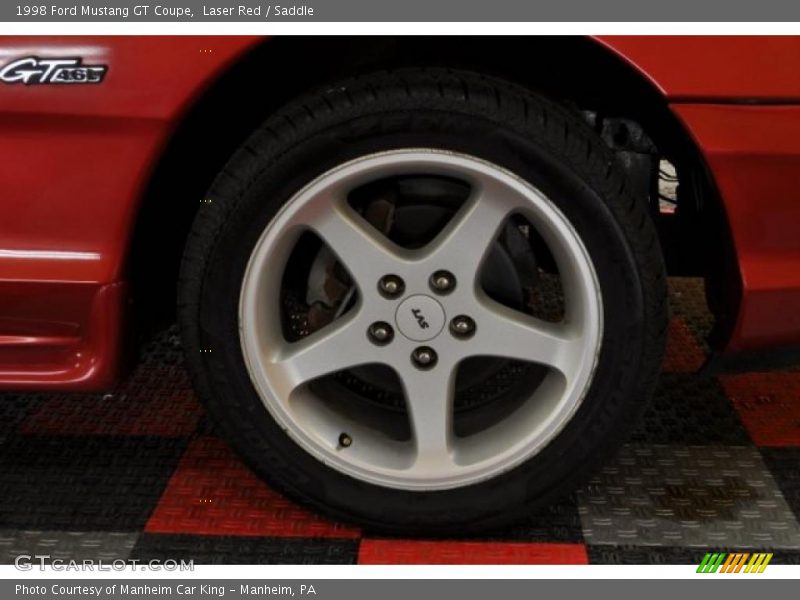 Laser Red / Saddle 1998 Ford Mustang GT Coupe