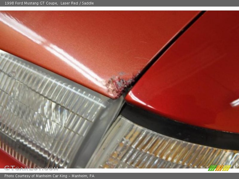 Laser Red / Saddle 1998 Ford Mustang GT Coupe