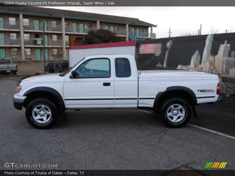 Super White / Oak 2004 Toyota Tacoma V6 PreRunner Xtracab