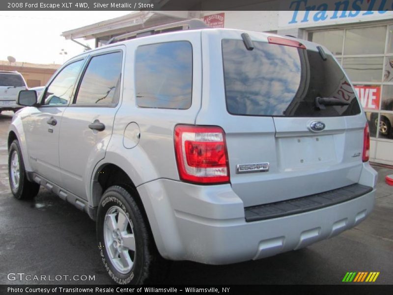 Silver Metallic / Stone 2008 Ford Escape XLT 4WD