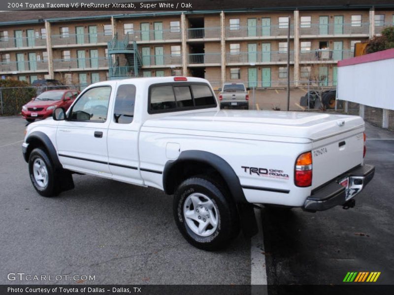 Super White / Oak 2004 Toyota Tacoma V6 PreRunner Xtracab