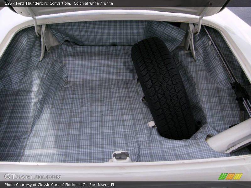 Colonial White / White 1957 Ford Thunderbird Convertible
