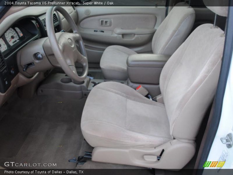 2004 Tacoma V6 PreRunner Xtracab Oak Interior