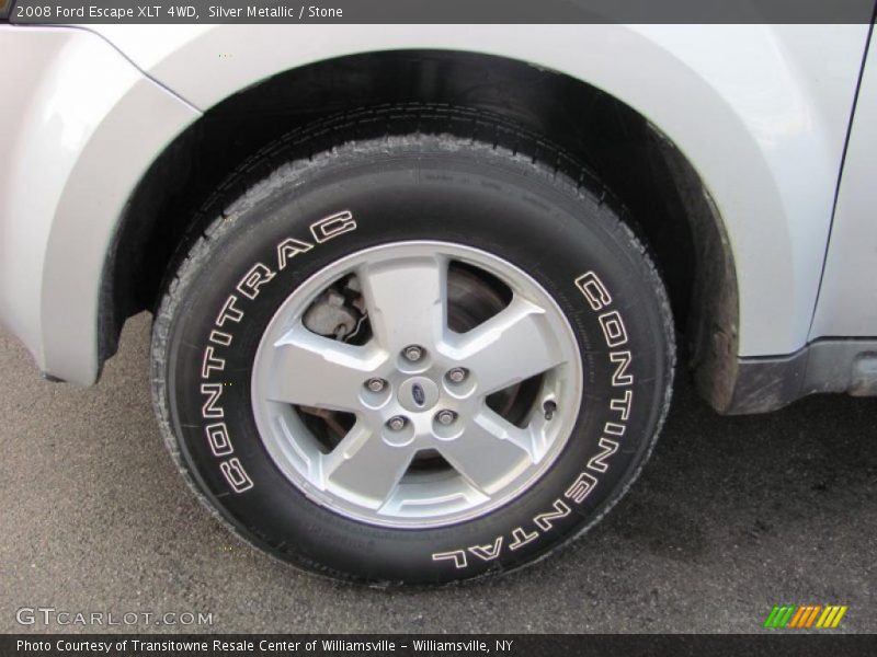 Silver Metallic / Stone 2008 Ford Escape XLT 4WD