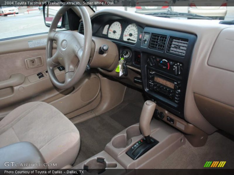  2004 Tacoma V6 PreRunner Xtracab Oak Interior