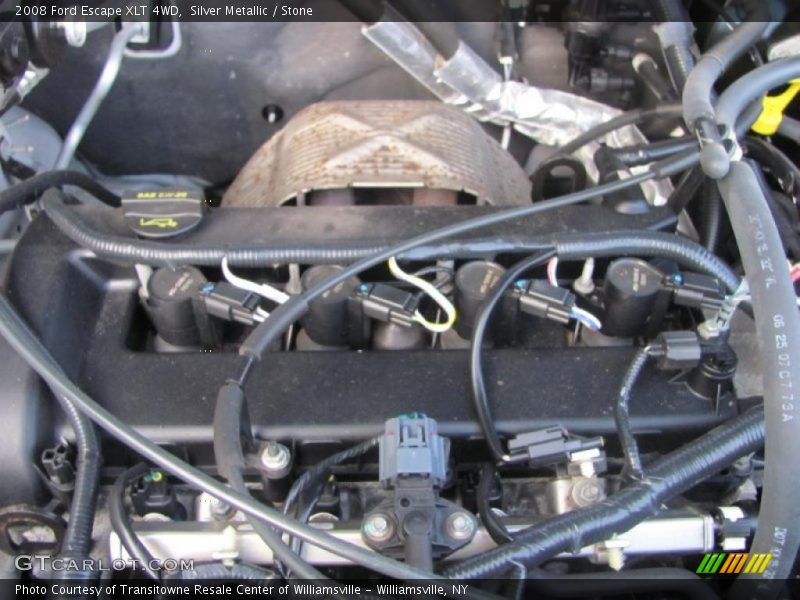 Silver Metallic / Stone 2008 Ford Escape XLT 4WD