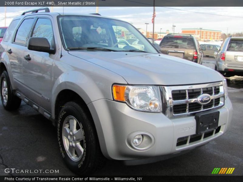 Silver Metallic / Stone 2008 Ford Escape XLT 4WD