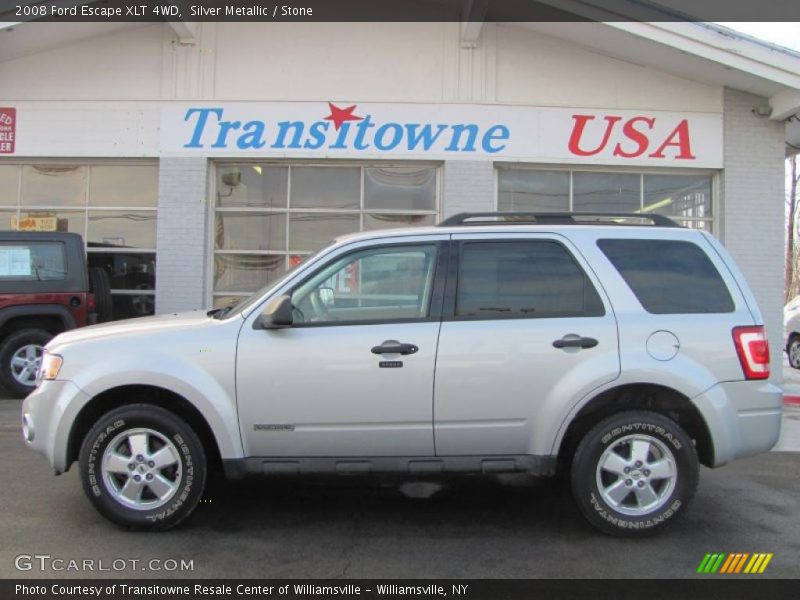 Silver Metallic / Stone 2008 Ford Escape XLT 4WD