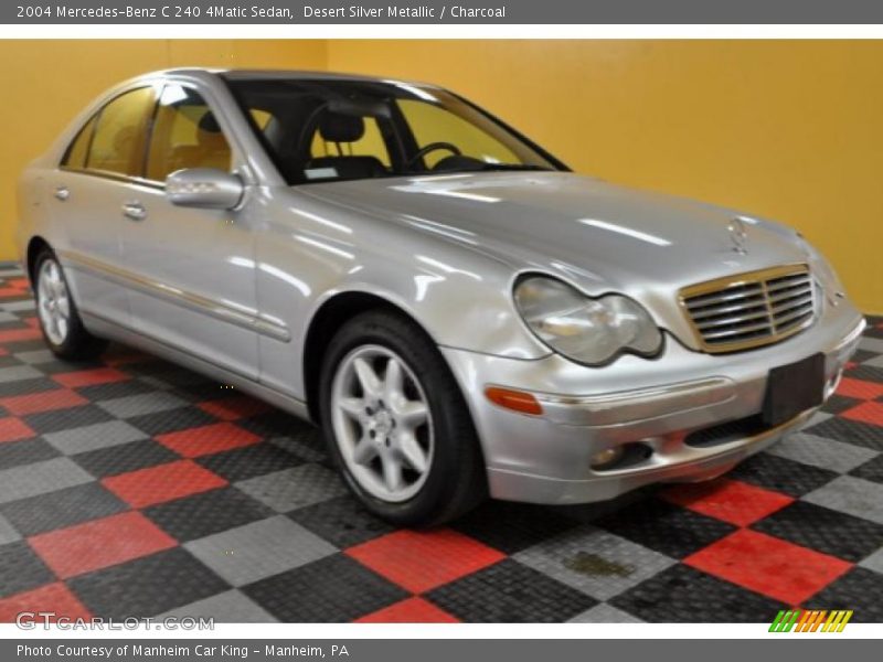 Desert Silver Metallic / Charcoal 2004 Mercedes-Benz C 240 4Matic Sedan