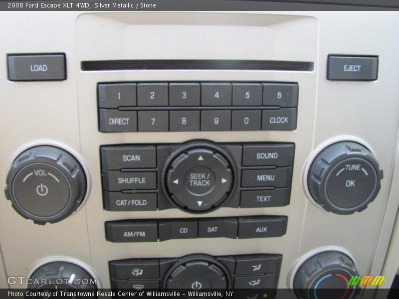 Silver Metallic / Stone 2008 Ford Escape XLT 4WD