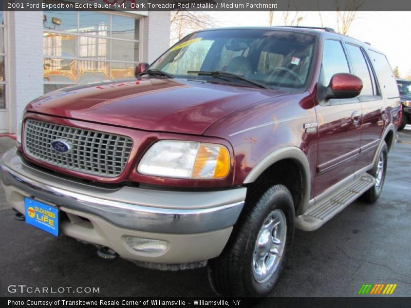 Dark Toreador Red Metallic / Medium Parchment 2001 Ford Expedition Eddie Bauer 4x4