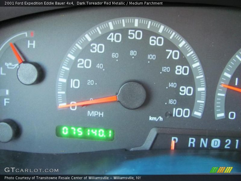 Dark Toreador Red Metallic / Medium Parchment 2001 Ford Expedition Eddie Bauer 4x4