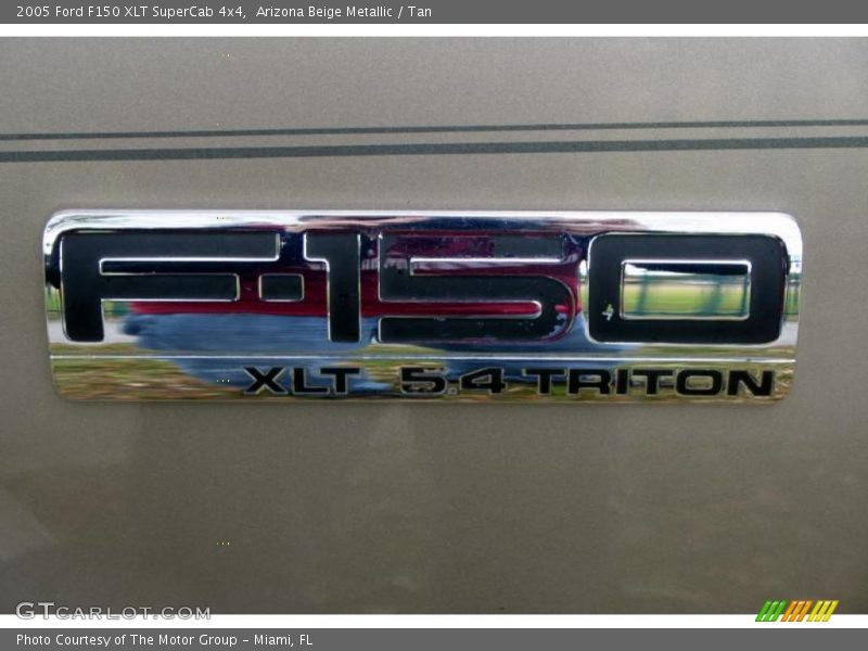 Arizona Beige Metallic / Tan 2005 Ford F150 XLT SuperCab 4x4