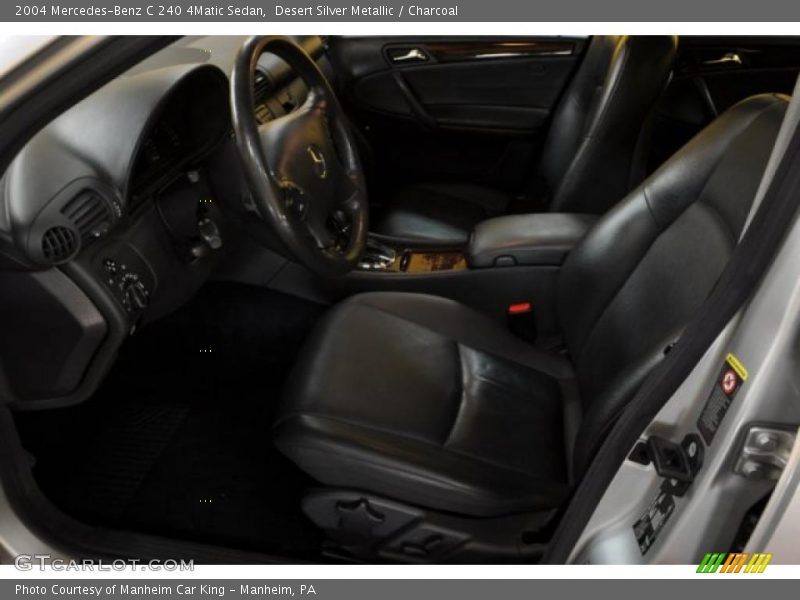 Desert Silver Metallic / Charcoal 2004 Mercedes-Benz C 240 4Matic Sedan