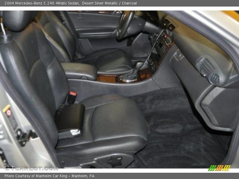 Desert Silver Metallic / Charcoal 2004 Mercedes-Benz C 240 4Matic Sedan