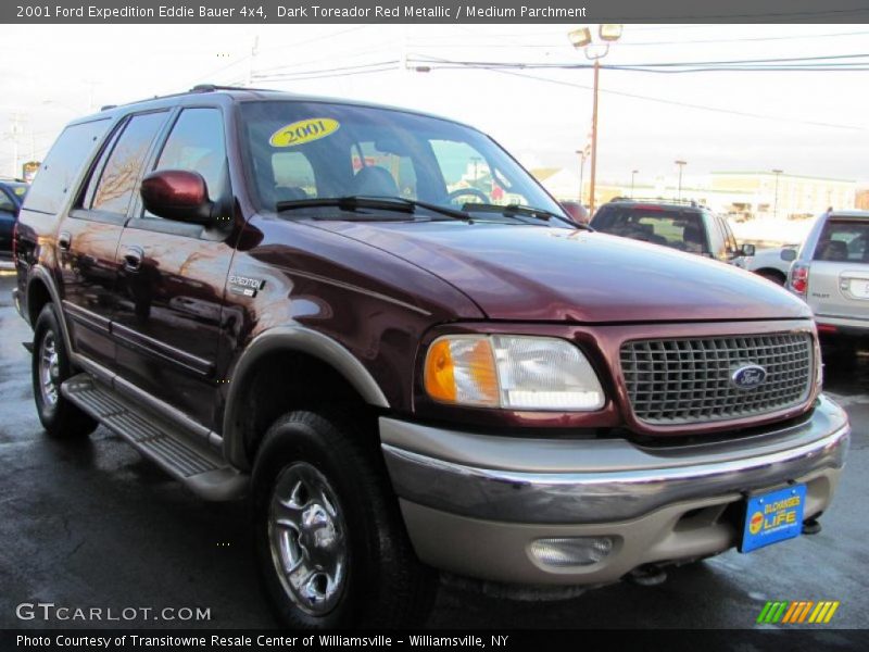 Dark Toreador Red Metallic / Medium Parchment 2001 Ford Expedition Eddie Bauer 4x4