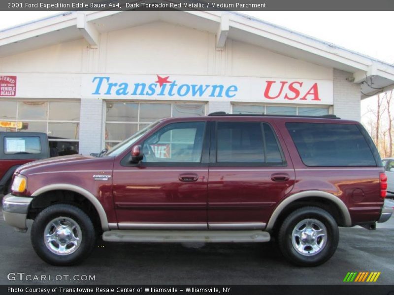 Dark Toreador Red Metallic / Medium Parchment 2001 Ford Expedition Eddie Bauer 4x4