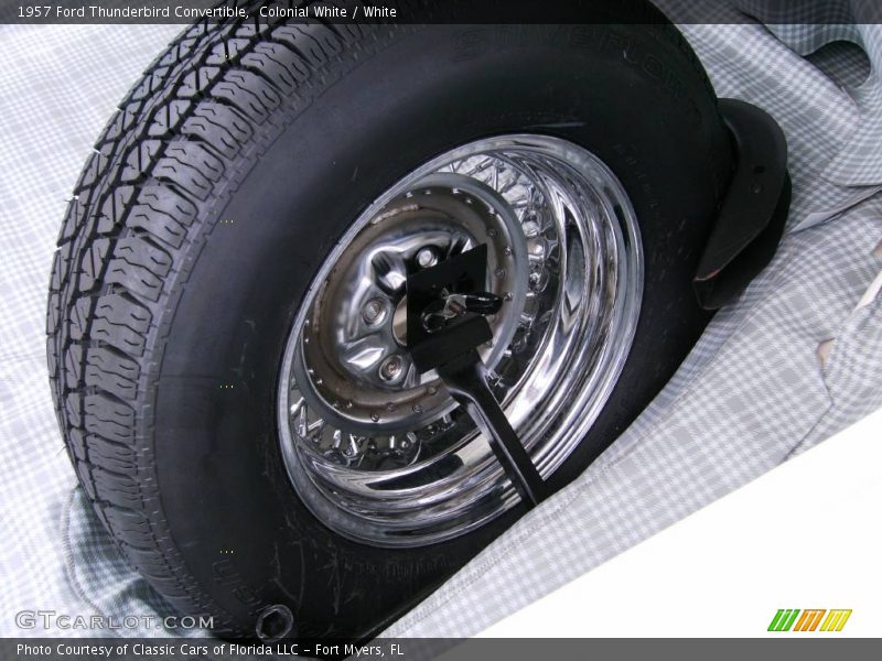 Colonial White / White 1957 Ford Thunderbird Convertible