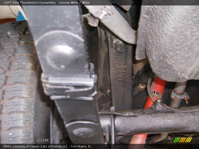 Colonial White / White 1957 Ford Thunderbird Convertible