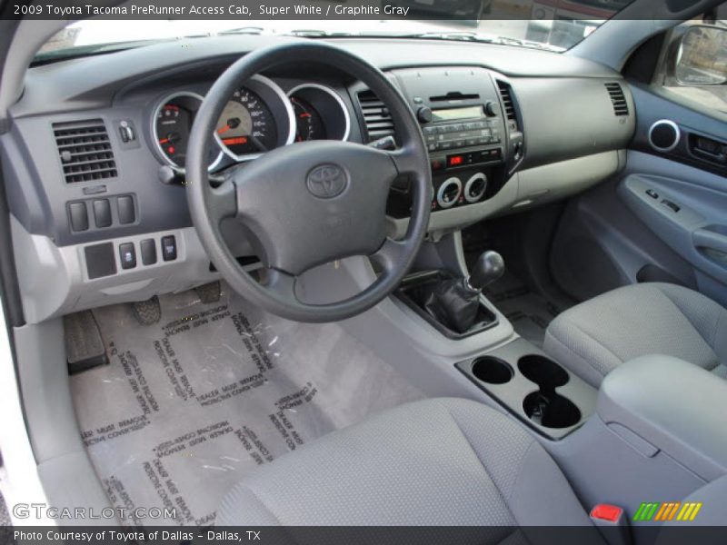 Graphite Gray Interior - 2009 Tacoma PreRunner Access Cab 