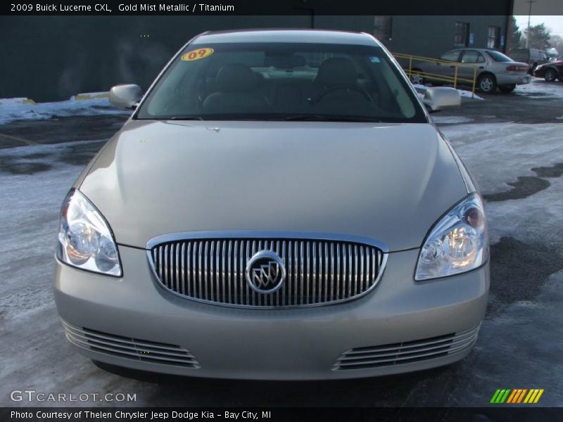 Gold Mist Metallic / Titanium 2009 Buick Lucerne CXL