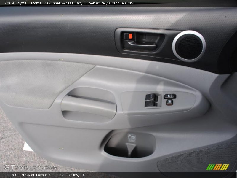 Super White / Graphite Gray 2009 Toyota Tacoma PreRunner Access Cab