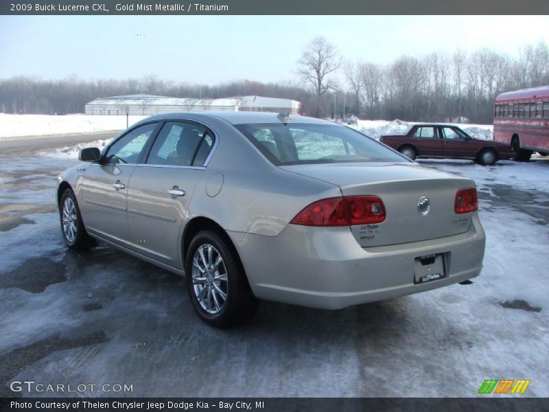 Gold Mist Metallic / Titanium 2009 Buick Lucerne CXL