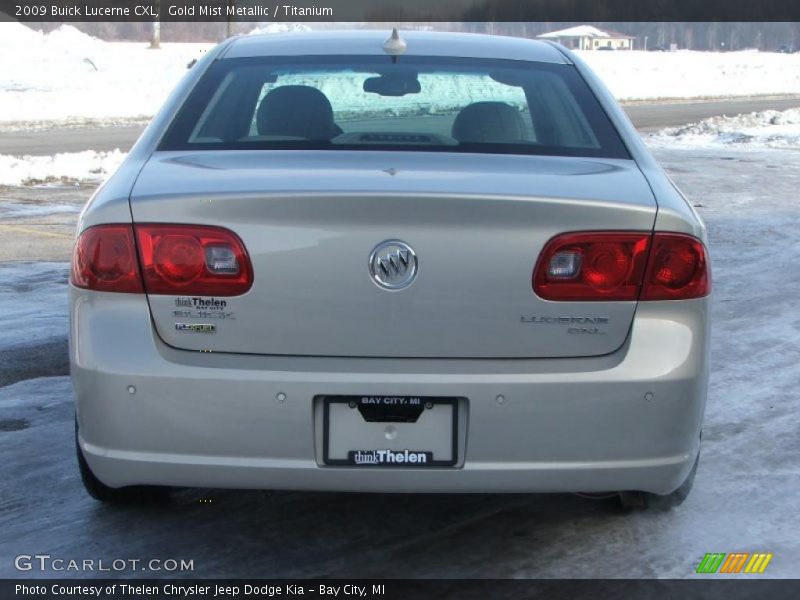 Gold Mist Metallic / Titanium 2009 Buick Lucerne CXL