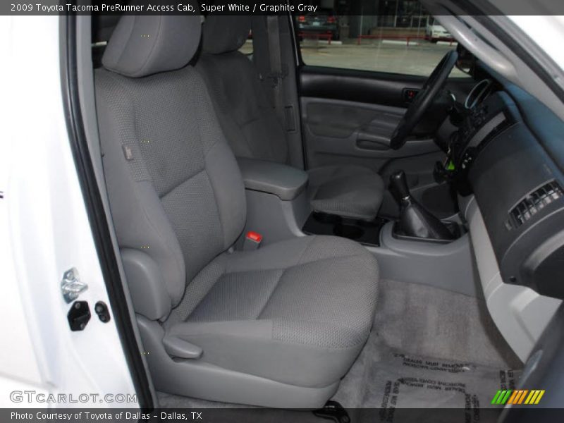 Super White / Graphite Gray 2009 Toyota Tacoma PreRunner Access Cab