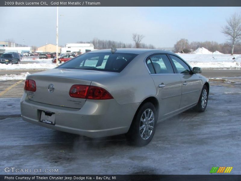 Gold Mist Metallic / Titanium 2009 Buick Lucerne CXL