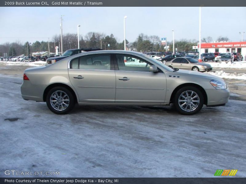 Gold Mist Metallic / Titanium 2009 Buick Lucerne CXL