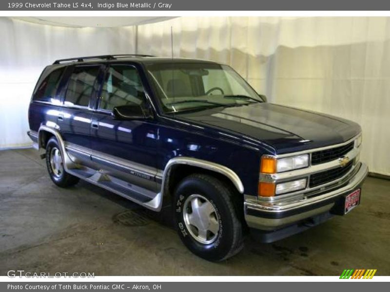 Indigo Blue Metallic / Gray 1999 Chevrolet Tahoe LS 4x4