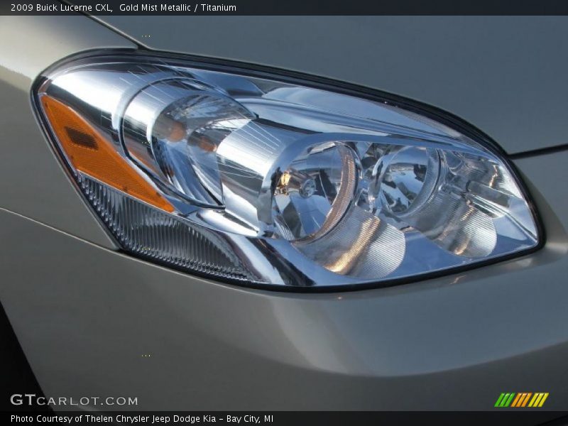 Gold Mist Metallic / Titanium 2009 Buick Lucerne CXL
