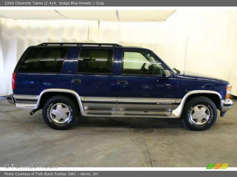 Indigo Blue Metallic / Gray 1999 Chevrolet Tahoe LS 4x4