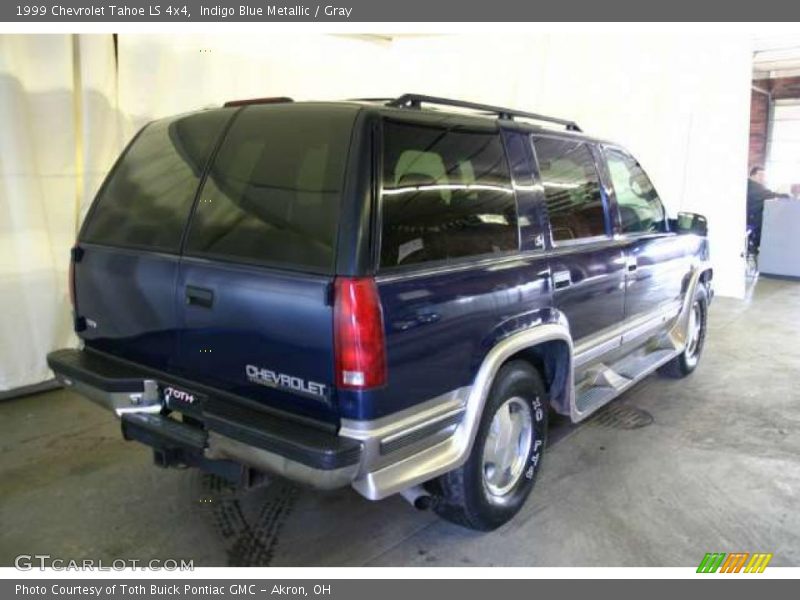Indigo Blue Metallic / Gray 1999 Chevrolet Tahoe LS 4x4