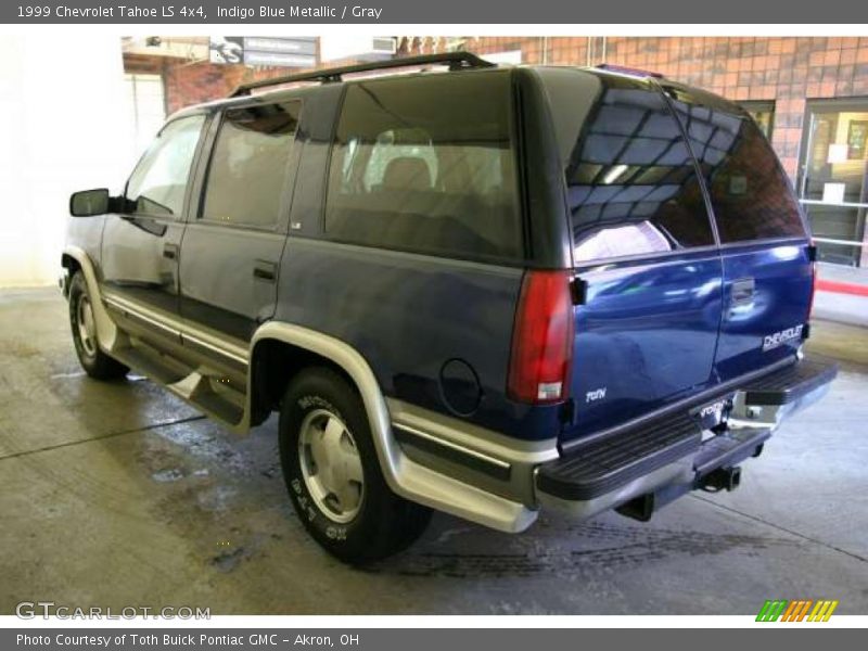 Indigo Blue Metallic / Gray 1999 Chevrolet Tahoe LS 4x4