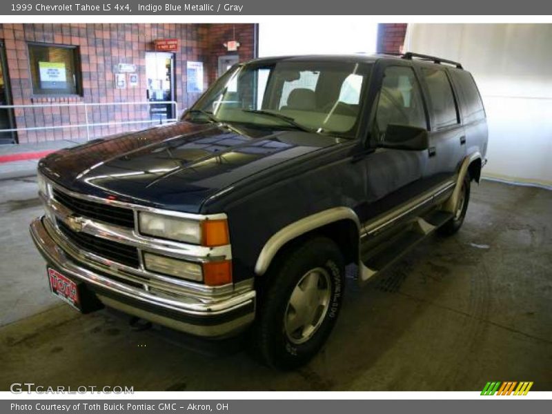 Indigo Blue Metallic / Gray 1999 Chevrolet Tahoe LS 4x4