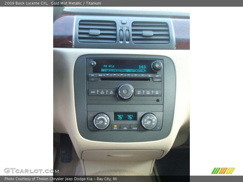 Gold Mist Metallic / Titanium 2009 Buick Lucerne CXL