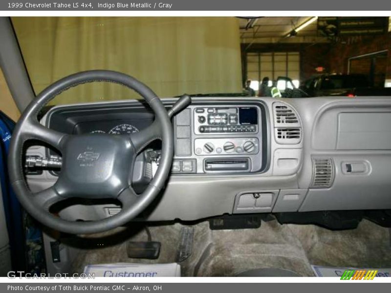 Indigo Blue Metallic / Gray 1999 Chevrolet Tahoe LS 4x4