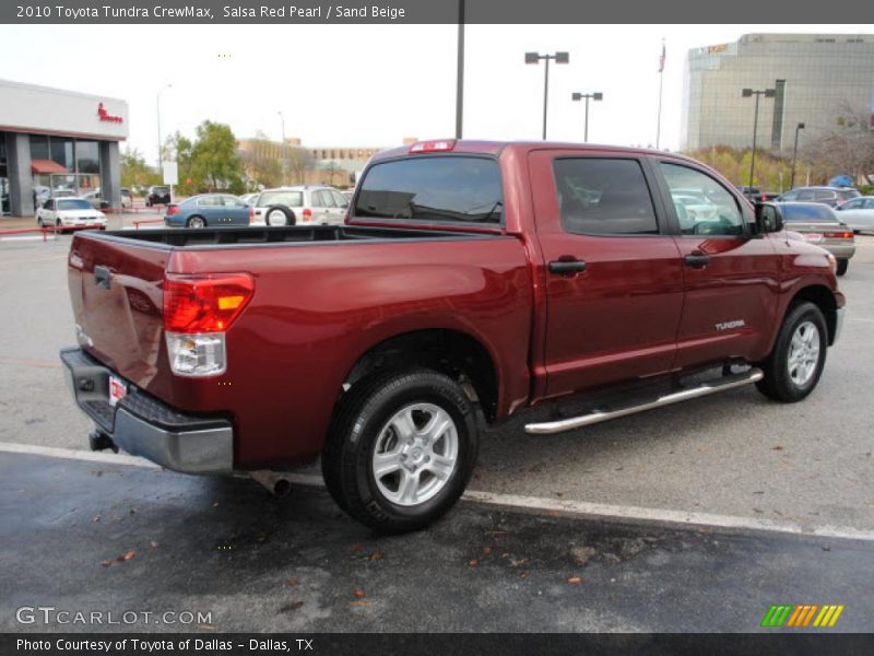 Salsa Red Pearl / Sand Beige 2010 Toyota Tundra CrewMax