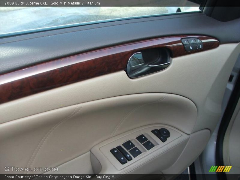 Gold Mist Metallic / Titanium 2009 Buick Lucerne CXL