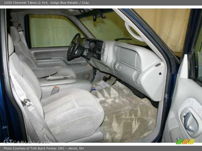 Indigo Blue Metallic / Gray 1999 Chevrolet Tahoe LS 4x4